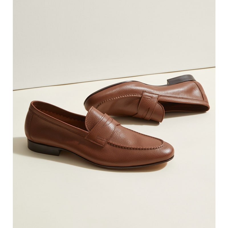 Gravity Defyer Men’s Size 11.5 Loafers Brown Pebble Finish EUC Leather Pig Skin Gravity Defyer | Shoes | Gravity Defyer Mens Size 15 Loafers  main image 3