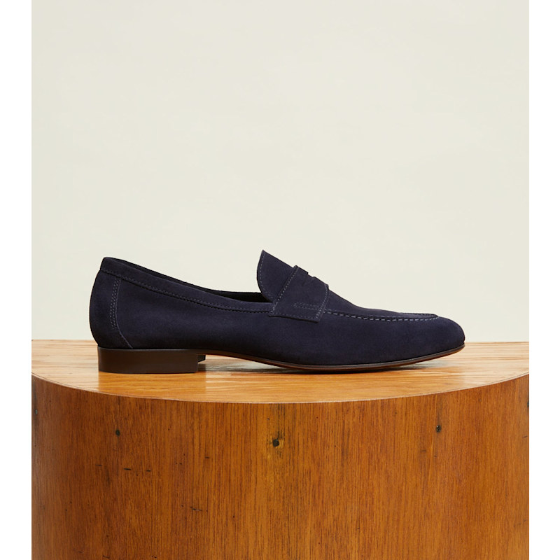 Thumbnail of Edward Penny Loafer - Brown Suede image