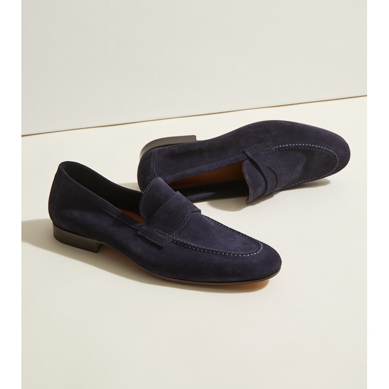 Thumbnail of Edward Penny Loafer - Brown Suede image