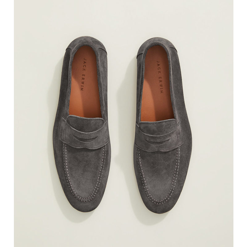 Thumbnail of Edward Penny Loafer - Brown Suede image