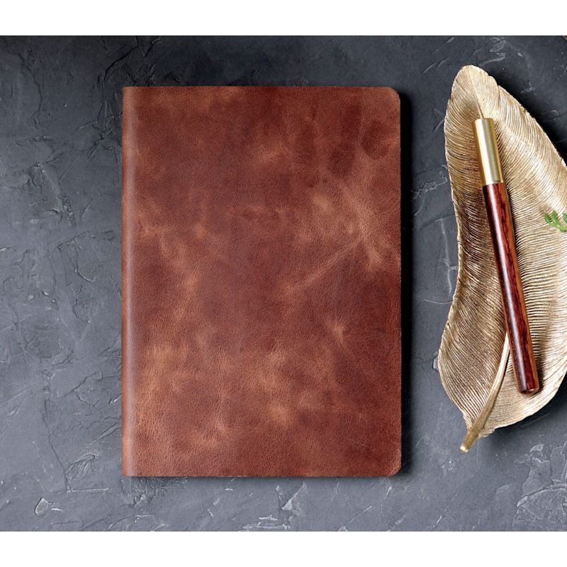 Thumbnail of A5 Leather Notebook - Green image