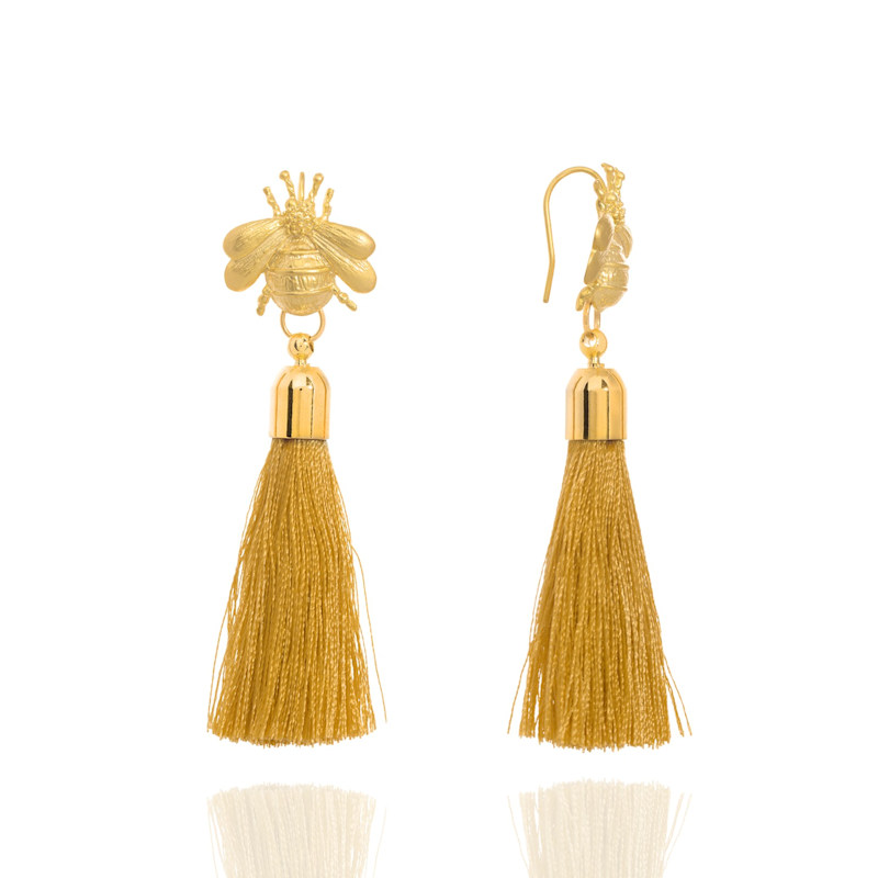 Thumbnail of Bee Tassel Yellow image