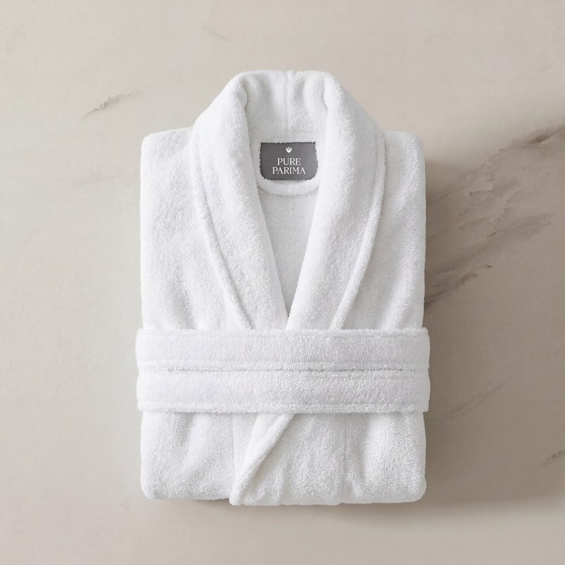 Thumbnail of Egyptian Cotton Plush Robe - White image