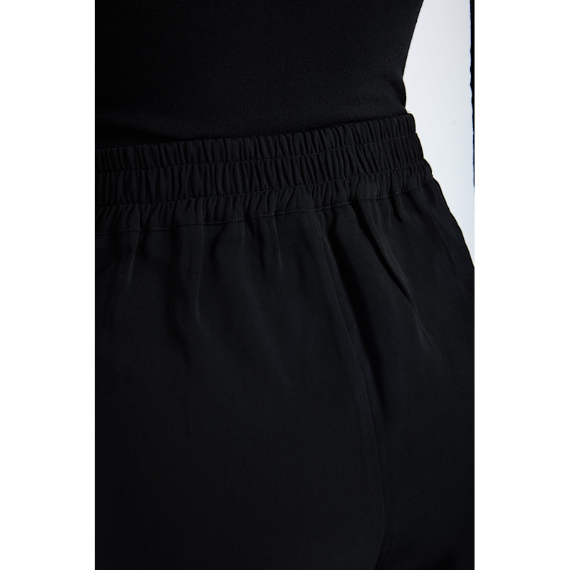 Thumbnail of Elara High Waist Pleated Trousers – Black image