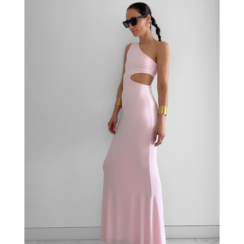 Thumbnail of Elara Maxi Dress - One Size - Baby Pink image
