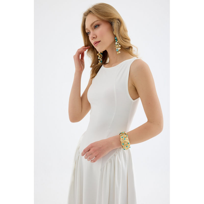 white maxi bodycon dress Mioliknya Women Sweater Dress Ribbed Long Sleeve Crewneck Knit Slim Fit Bodycon  Maxi Dress (A-White, S) at Amazon Women's Clothing store
