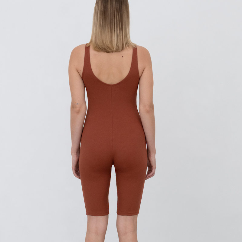 Thumbnail of Elba Sleeveless One-Piece In Red Soil image