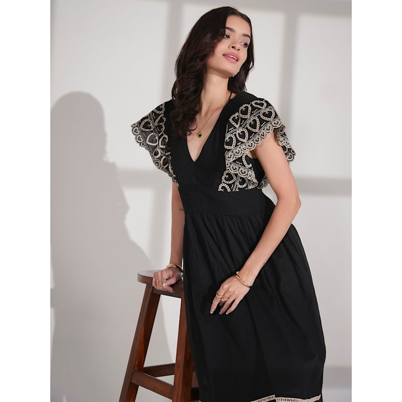 heart embroidered dress Heart to Heart Embroidered Dress main image 1