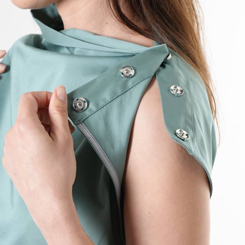 Thumbnail of Elegant Asymmetrical Dress In Mint image
