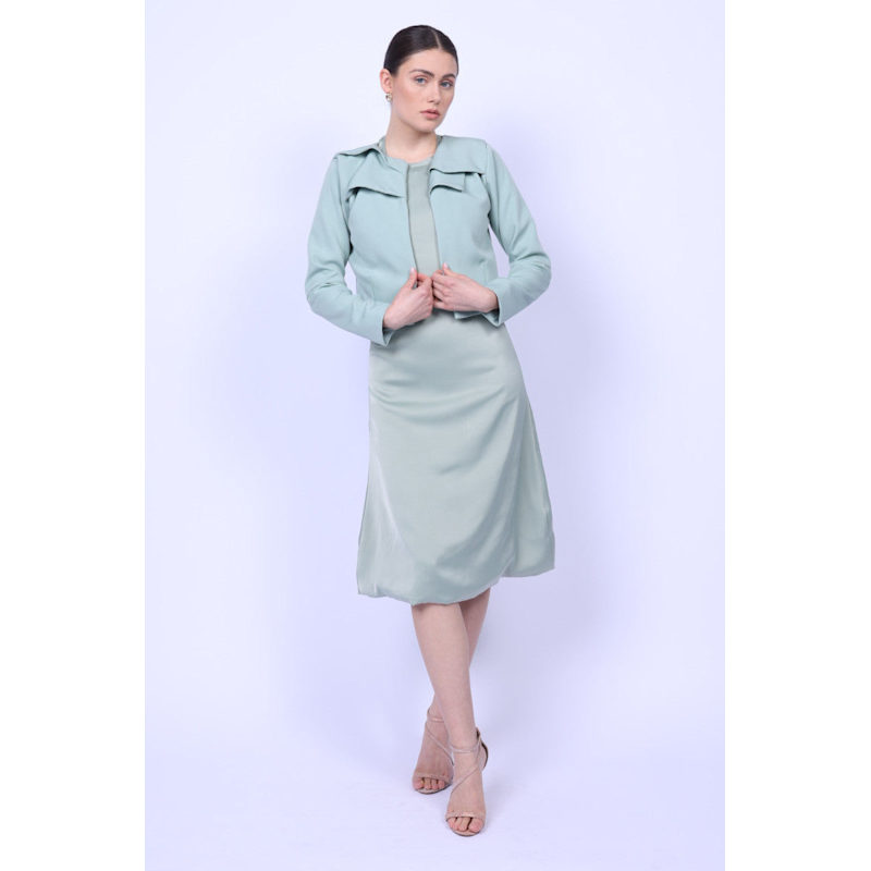 Thumbnail of Ella Crop Jacket-Sage image