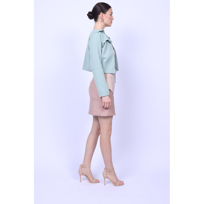 Thumbnail of Ella Crop Jacket-Sage image