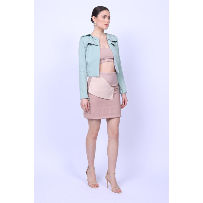Thumbnail of Ella Crop Jacket-Sage image