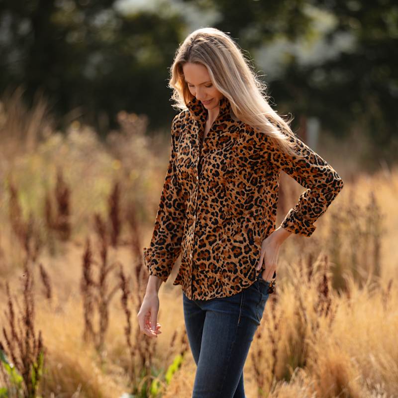 Thumbnail of Chelsea Shirt In Leopard image
