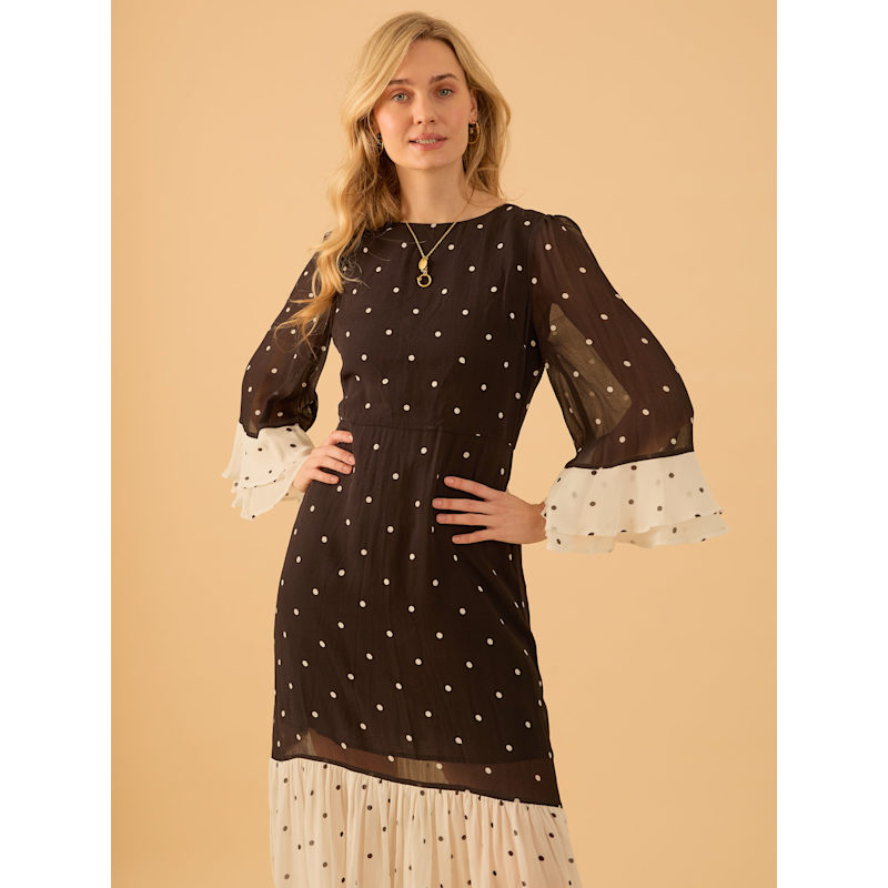 Thumbnail of Ella Spot Maxi Dress image