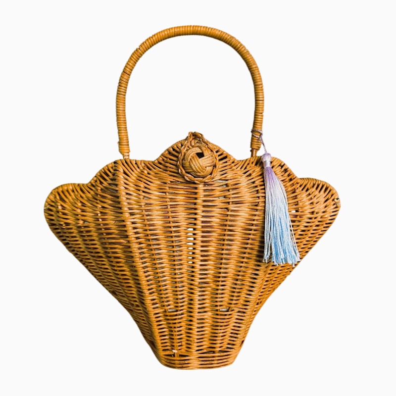 Thumbnail of Ellie Shell Wicker Bag image