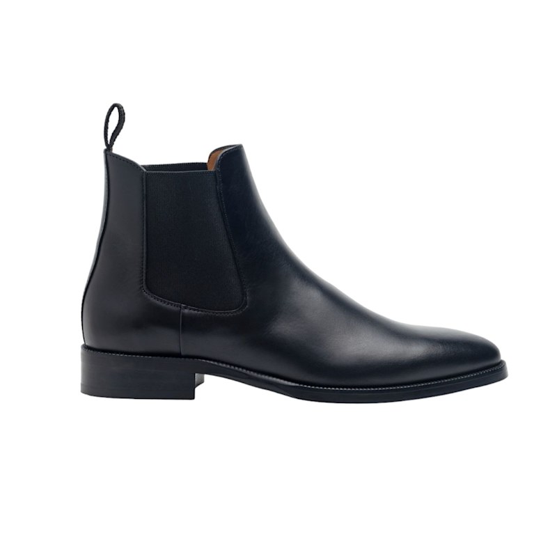 Thumbnail of Ellis Chelsea Boot - Black Full Grain image