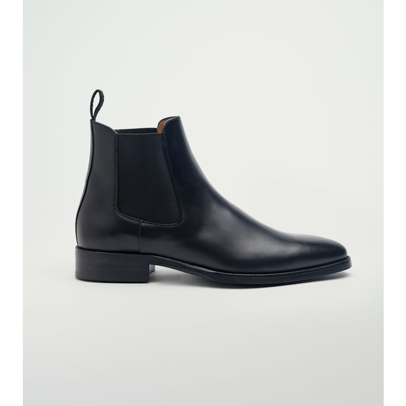 Thumbnail of Ellis Chelsea Boot - Black Full Grain image