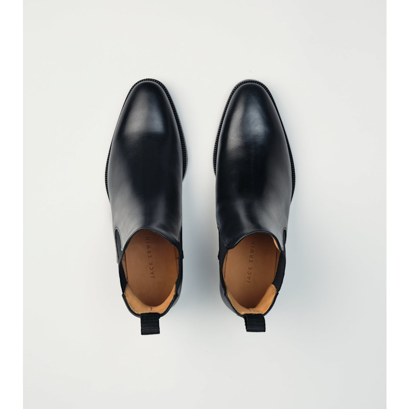 Thumbnail of Ellis Chelsea Boot - Black Full Grain image