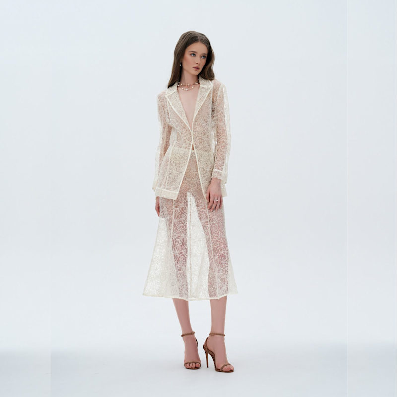 Thumbnail of Elsava Lace Tailored Blazer image