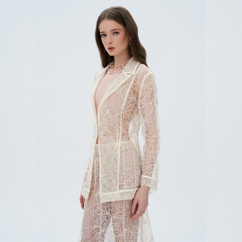 Thumbnail of Elsava Lace Tailored Blazer image