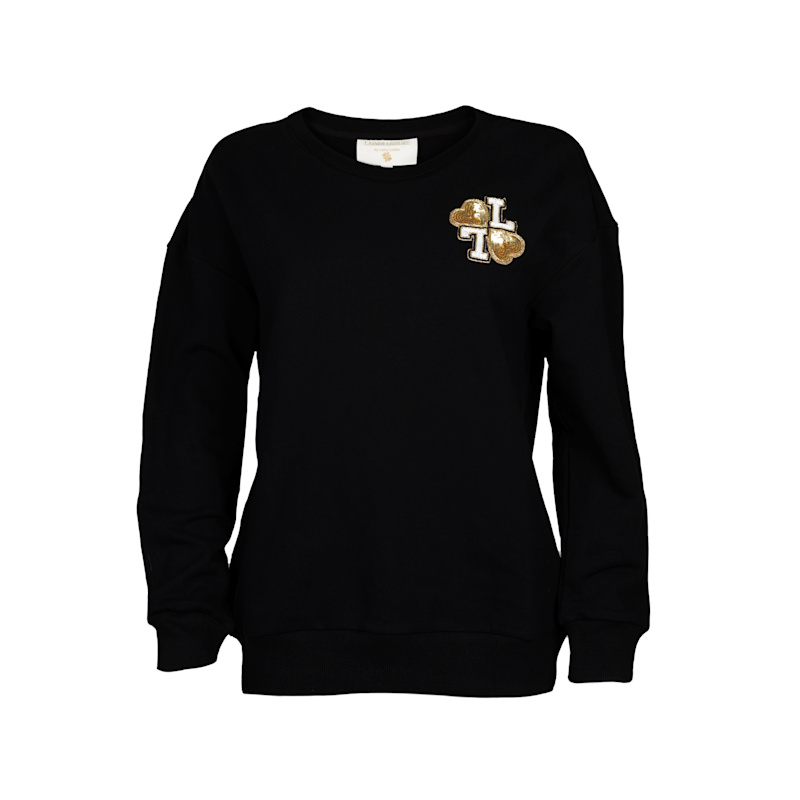 Thumbnail of Embellished Pickleball Love Sweatshirt - Black image