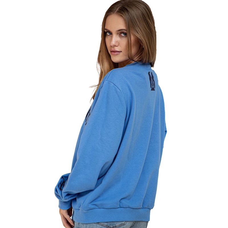 Thumbnail of Oversized Embroidered Aquarius Sign Sweatshirt image