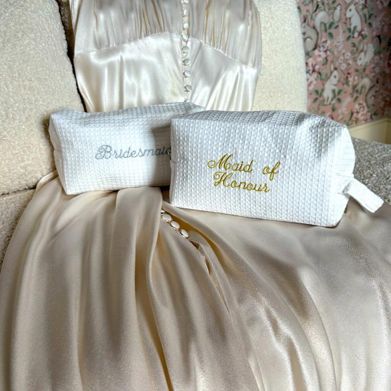 Thumbnail of Embroidered Bridesmaid Makeup Bag image