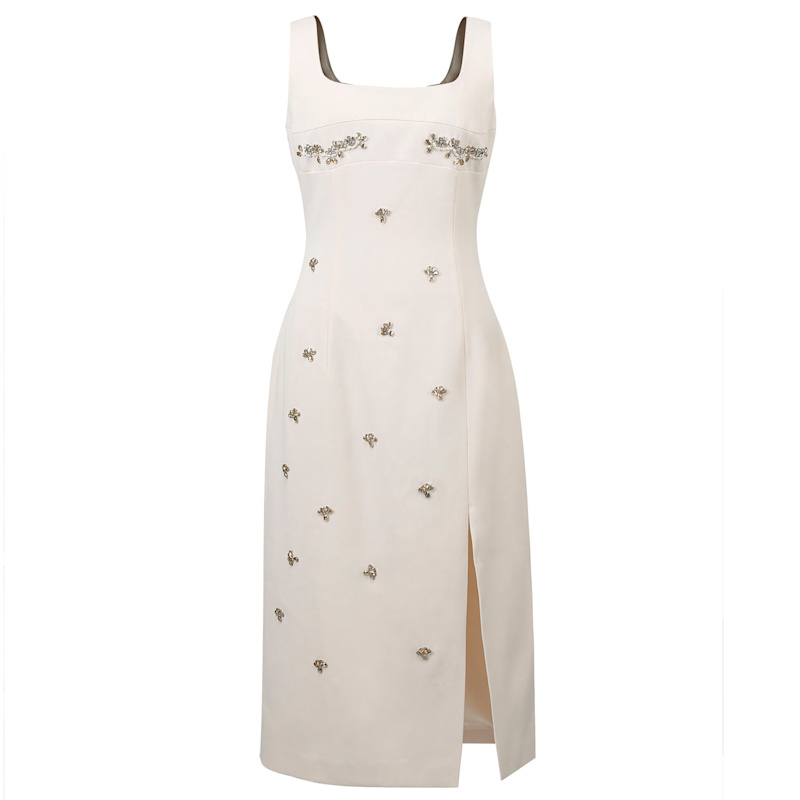joy joy embroidered dress Quiet Joy Cotton Dress main image 1