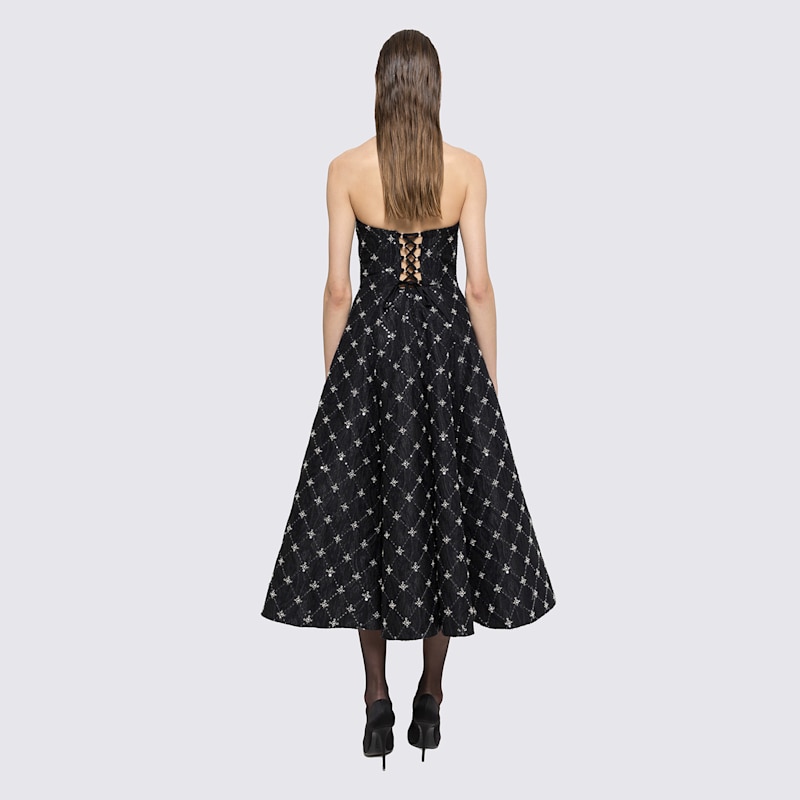 Thumbnail of Embroidered Jacquard Midi Dress image