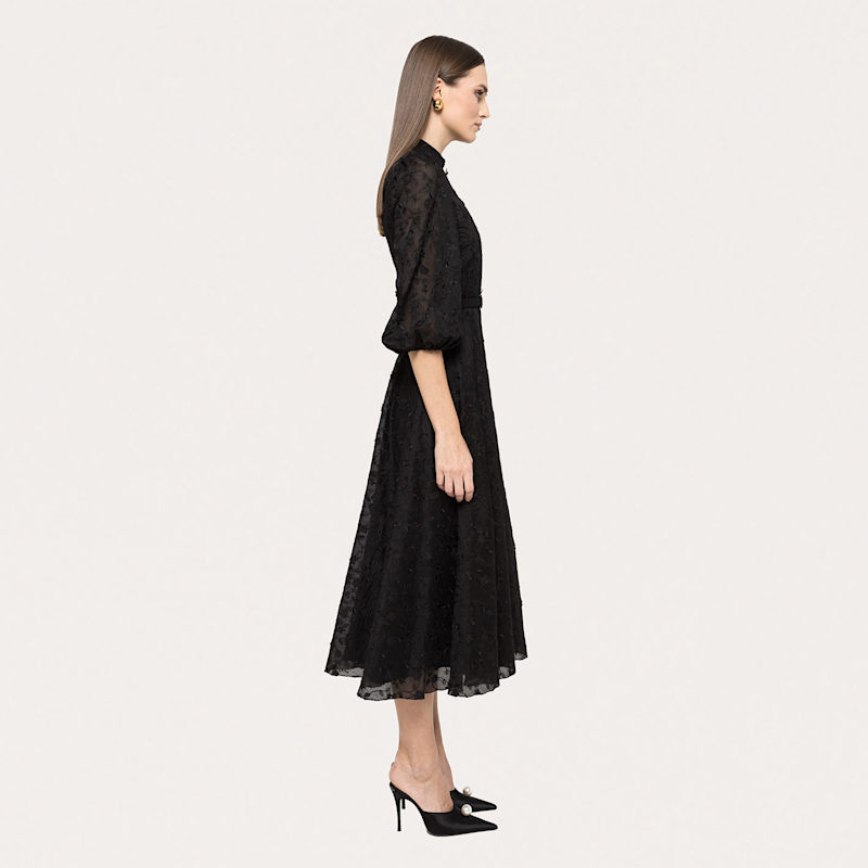 Thumbnail of Embroidered Lyocell Midi Dress image