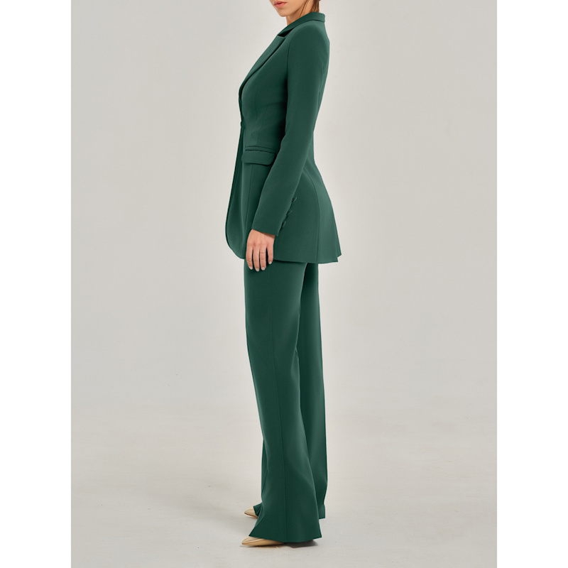 emerald green dress suit women Women's Emerald Green Suit – StudioSuits main image 1