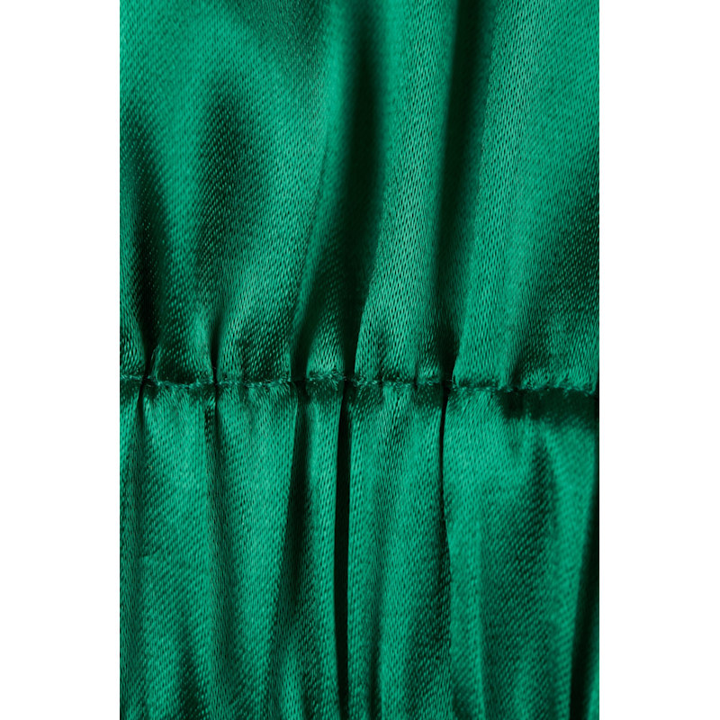 Thumbnail of Emerald Green Silk Satin Suit image