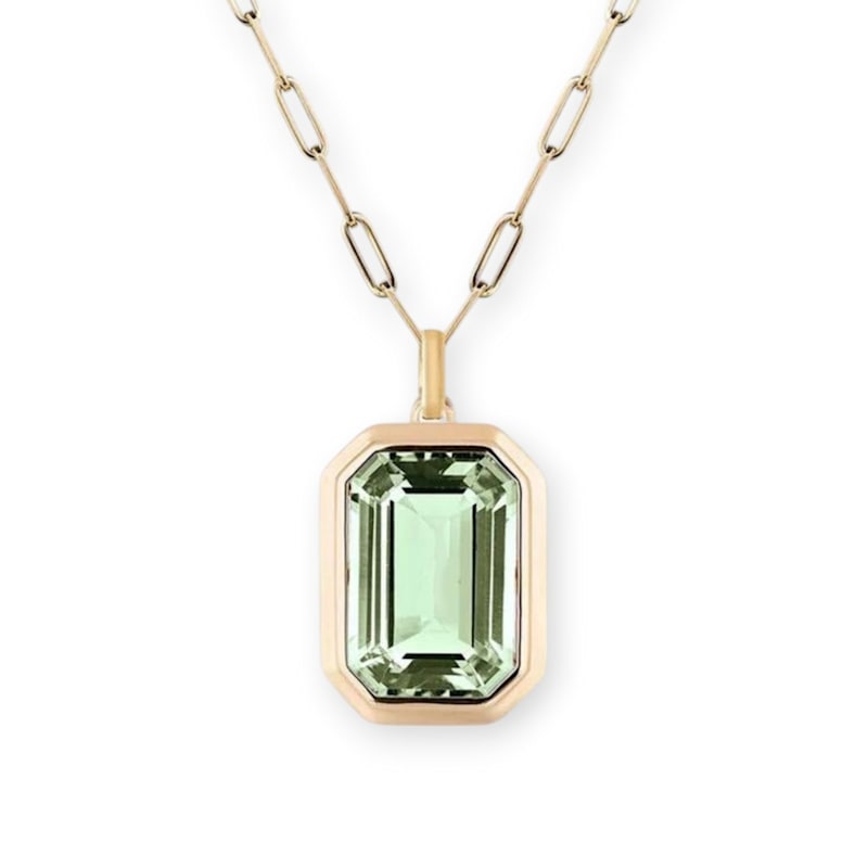 Thumbnail of Emerald Radiance Necklace In Gold image