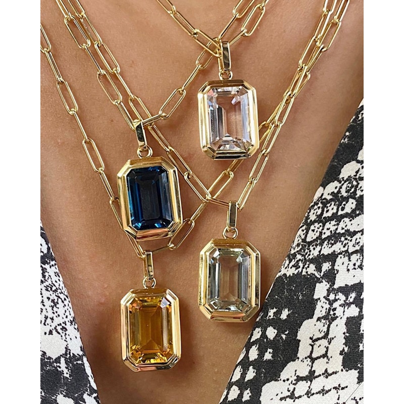Thumbnail of Emerald Radiance Necklace In Gold image