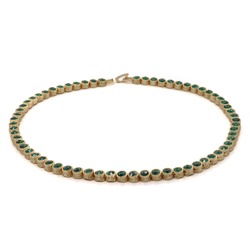 Thumbnail of Emerald Tennis Mystic Necklace - Green image