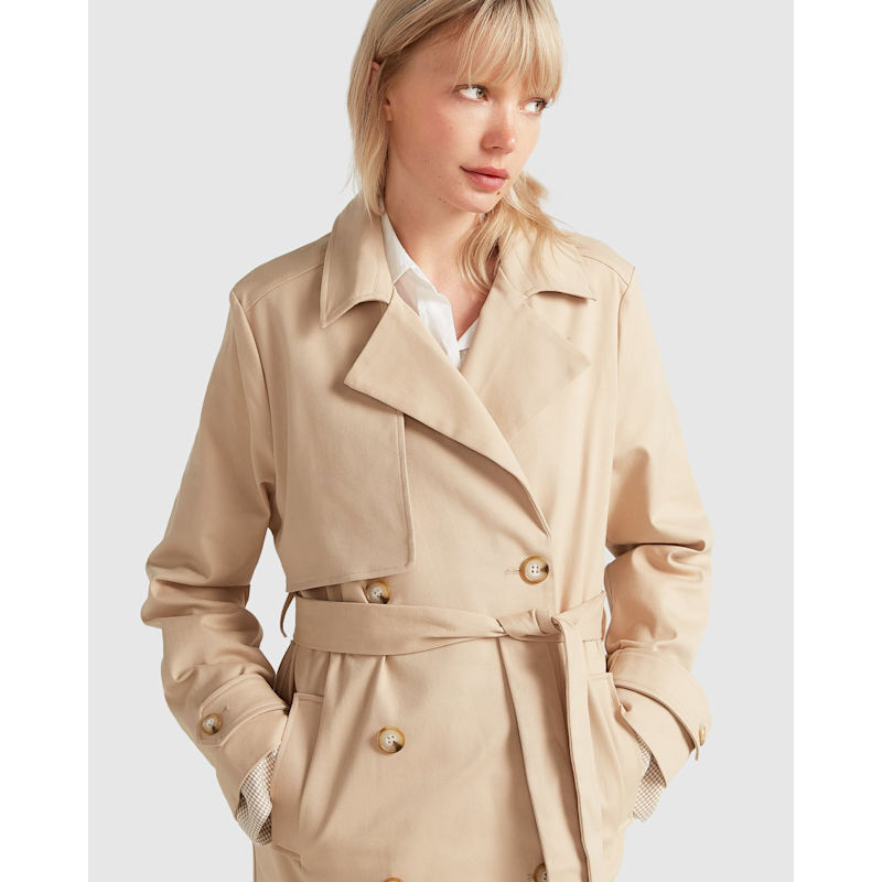 Empirical Trench Coat - Camel | Belle & Bloom | Wolf & Badger