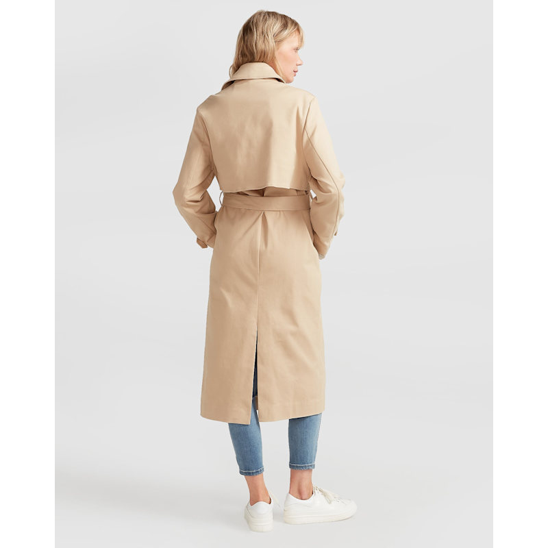 Empirical Trench Coat - Camel | Belle & Bloom | Wolf & Badger