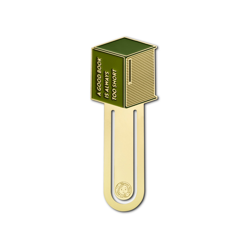 Thumbnail of Enamel Bookmark Always Too Short Book image