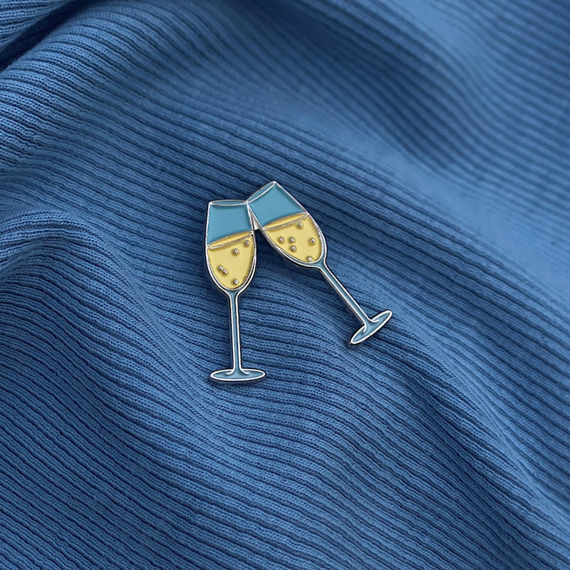 Thumbnail of Enamel Pin Chin-Chin image