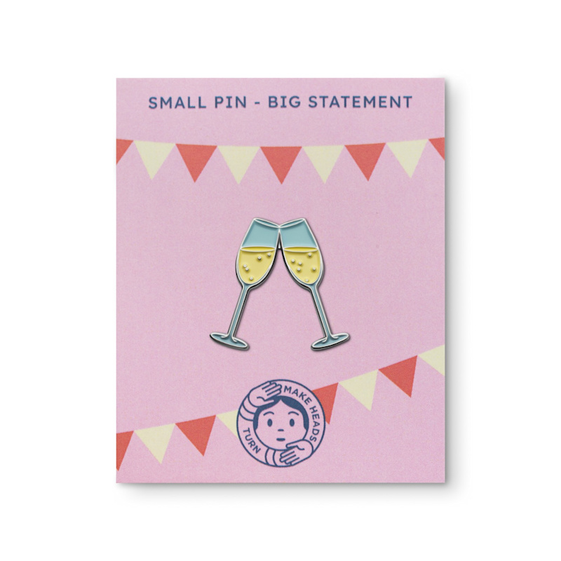 Thumbnail of Enamel Pin Chin-Chin image