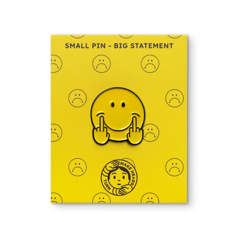 Thumbnail of Enamel Pin Middle Fingers Up image