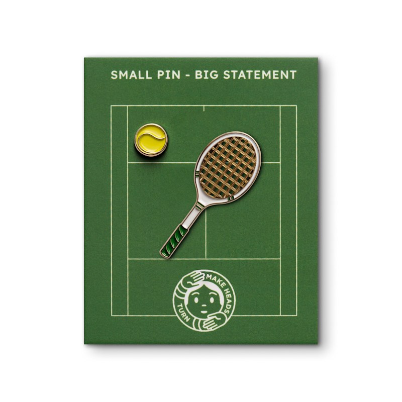Thumbnail of Enamel Pin Tennis Racket image