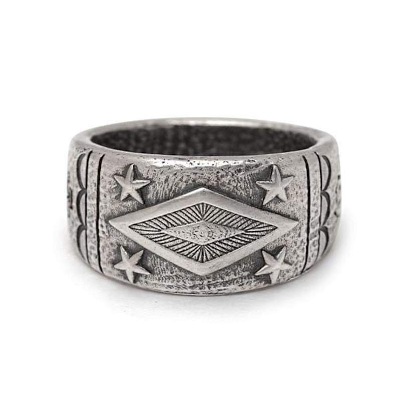 Thumbnail of Engraved Vintage Sterling Silver Ring image
