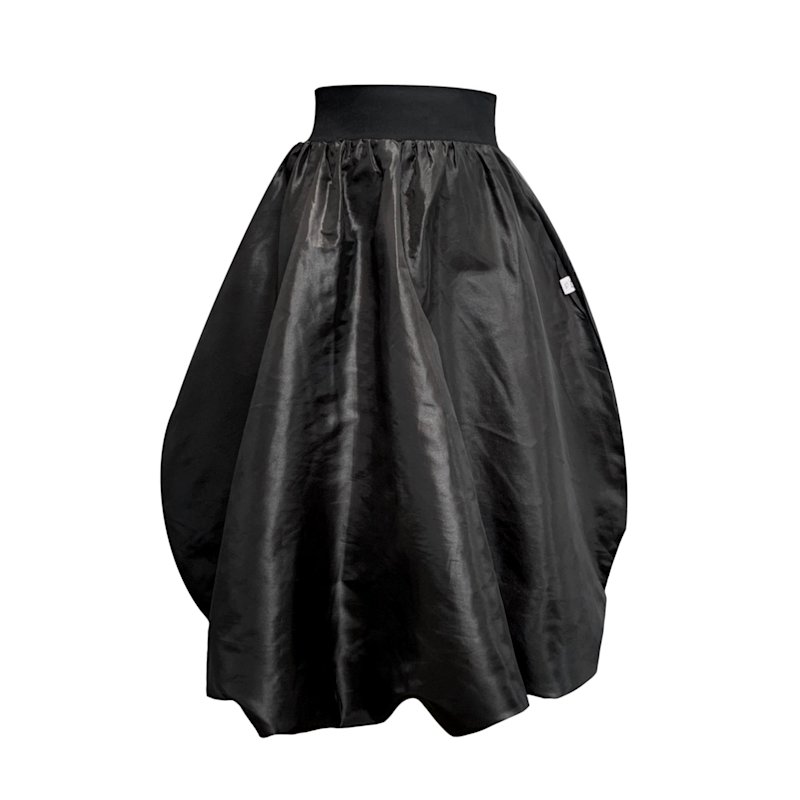 Thumbnail of Enoki Puffball Skirt In Black Taffeta image
