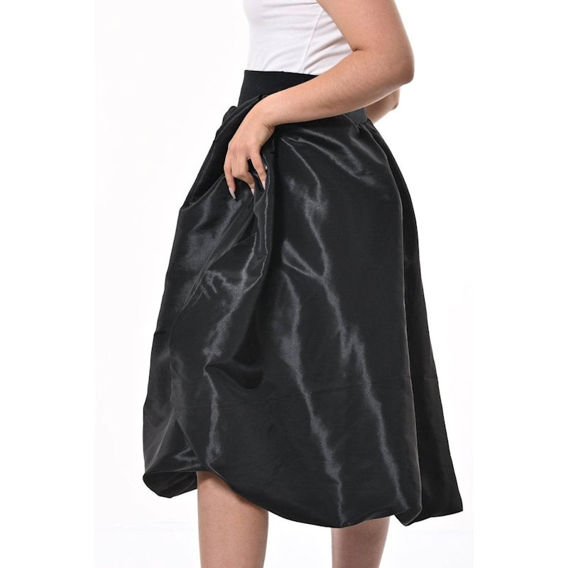 Thumbnail of Enoki Puffball Skirt In Black Taffeta image