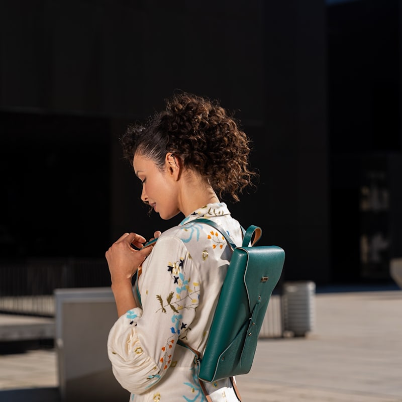 Thumbnail of Envelope Backpack - Taupe image