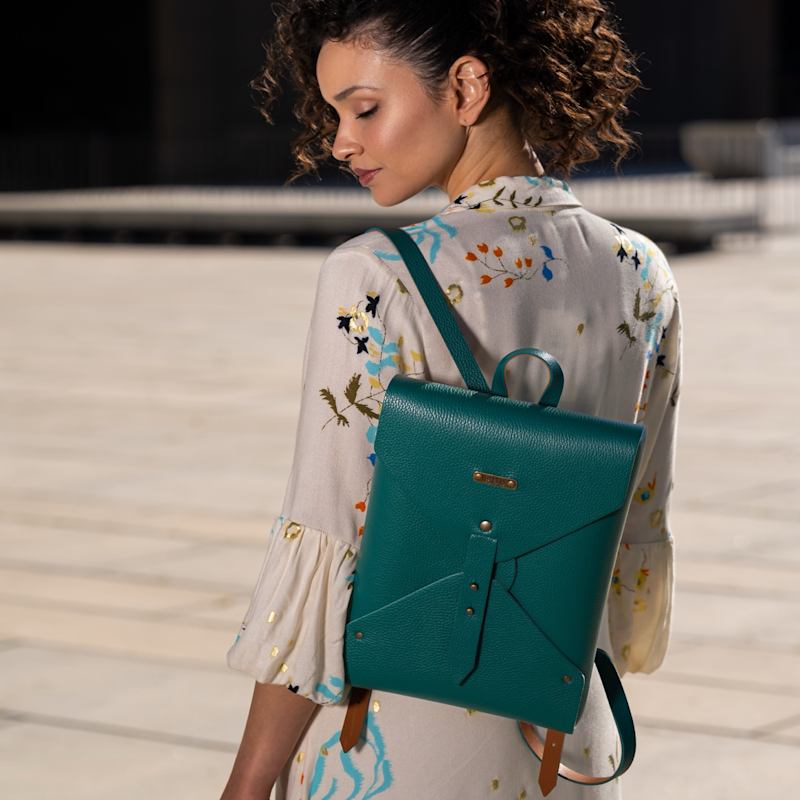 Thumbnail of Envelope Backpack - Taupe image