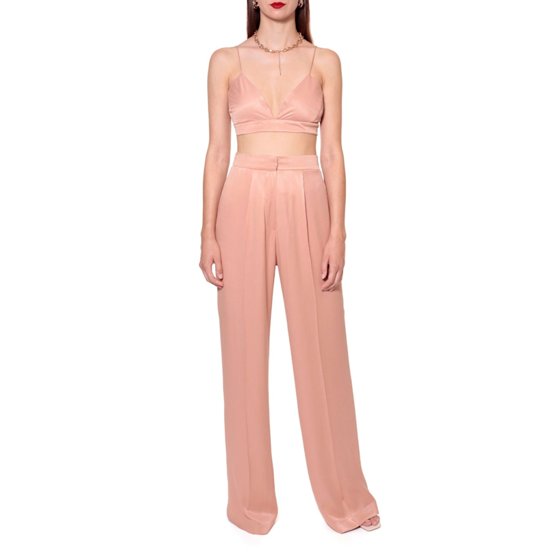 Thumbnail of Jessie Satin Interface Tan Pants image