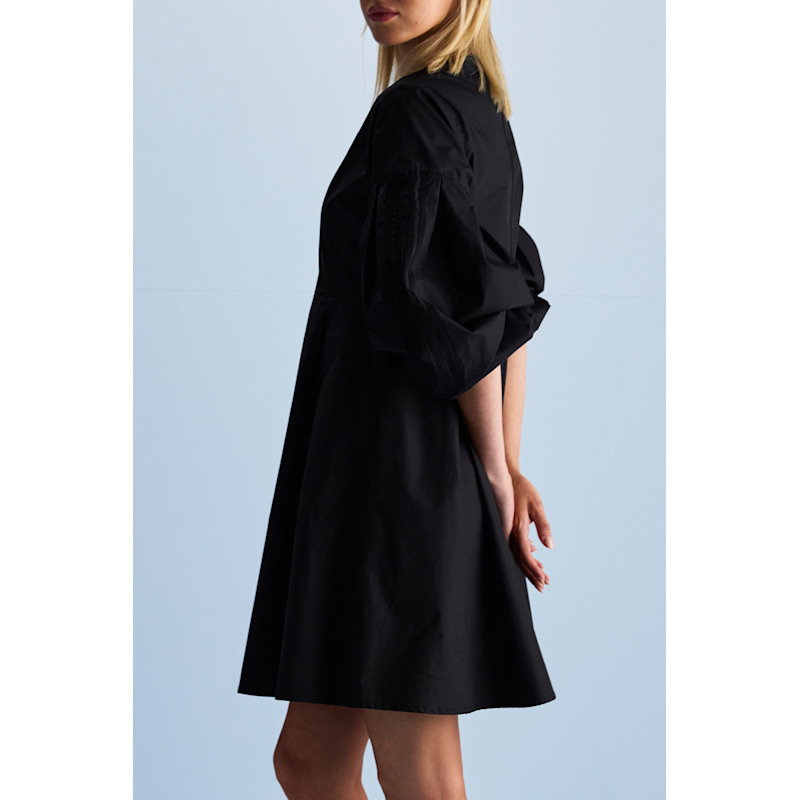 Thumbnail of Eris Balloon Sleeve Dress - Black image
