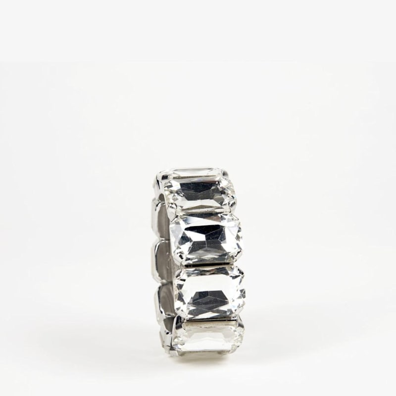 Thumbnail of Ester Bracalet Silver Plated With Natural Crystals image